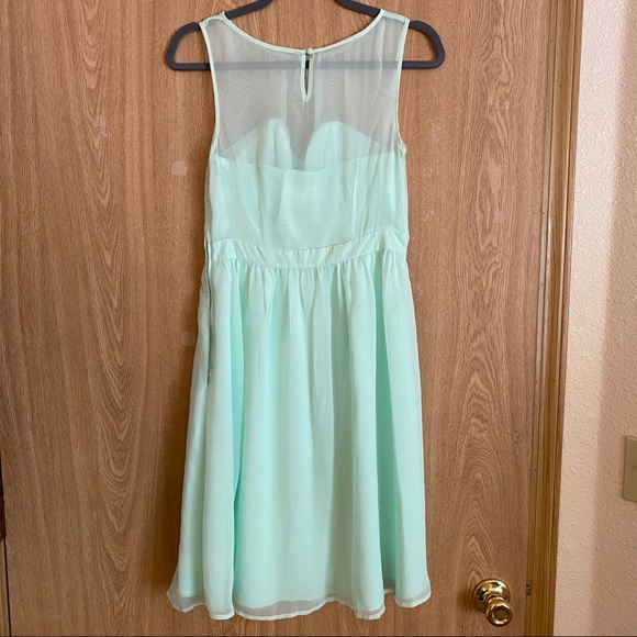 Mint green summer dress - Picture 2 of 4